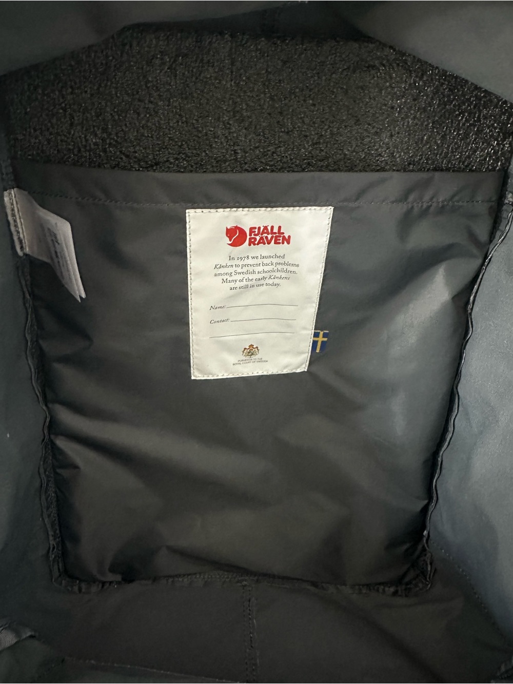 Fjallraven Kanken Blue Grey Backpack - Picture 7 of 7